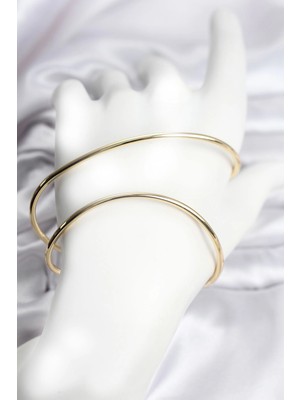 Moresun Buğz Gold Renk Pirinç El Bileziği - Buğz