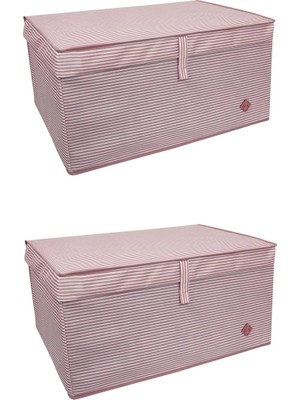 Moresun Buğz Düzenleyici Kutu Organizer Cırtlı Saklama Hurç Maxi Boy 30CM x 40CM x 50CM (5 Adet) ( Buğz )