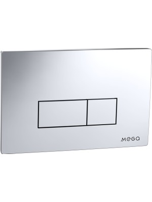 Mega Gömme Rezervuar Kumanda Paneli Krom