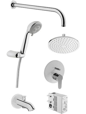 Artema Win S Ankastre Tepe Banyo Mafsallı Duş Seti A49248
