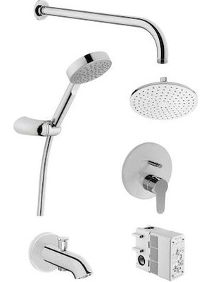 Artema Win S Ankastre Tepe, Banyo Mafsallı Duş Seti A49247