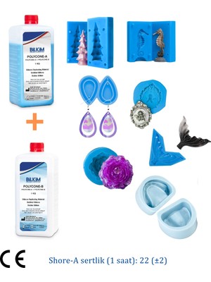 Polywax Silikon Dublikat-Kalıp Silikonu (2*1 Kg)