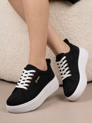 Kadın Less Kalın Tabanlı Ortopedik Günlük Sneaker