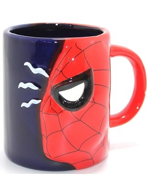 Buğz 3D Spiderman Tasarımı Porselen Kupa Bardak ALK4495