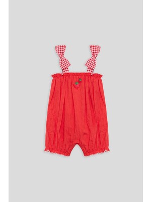 GB Baby Bg Store Kız Bebek Kırmızı Tulum