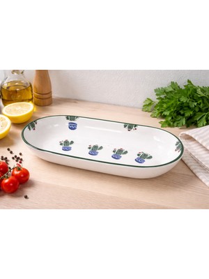 Köklü Züccaciye 30 cm Kayık Tabak