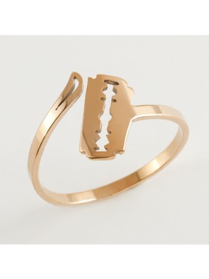 Zero Land Ozdestor Jilet Lüks Çelik Yüzük-Bronz