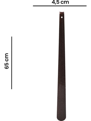 Alvo Store Buğz Ayakkabı Çekeceği Kerata Metal Çekecek 65 cm - Buğz