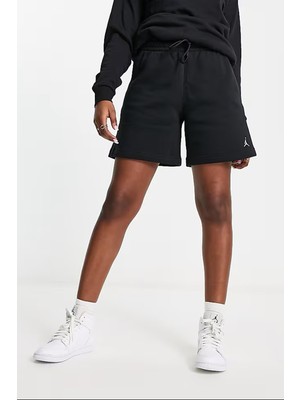 Nike Jordan Women's Jumpman Brooklyn Fleece Ft Short 24 Kadın Pamuklu Şort Siyah