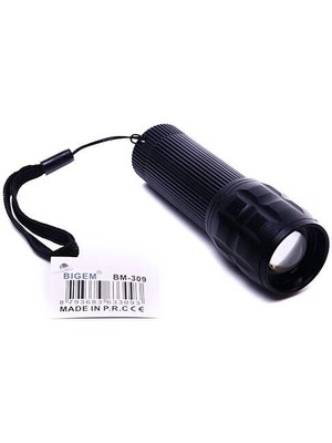 Alvo Store Buğz Zoom Odaklamalı El Feneri BM-309