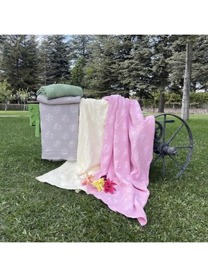 Sarev Patrizio Yeşil Çift Kişilik %100 Pamuk Tek Pike