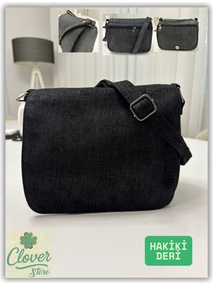 Hakiki Deri Spor ve Şık Çapraz Çanta