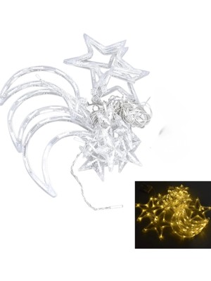 Alvo Store Buğz Büyük Ay Yıldız Ramazan LED Işık Dekoratif Işıklı Süs - Buğz