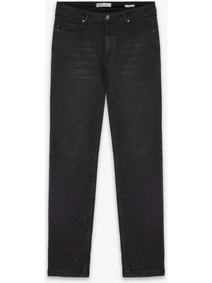 Süvari Siyah Denim Pantolon