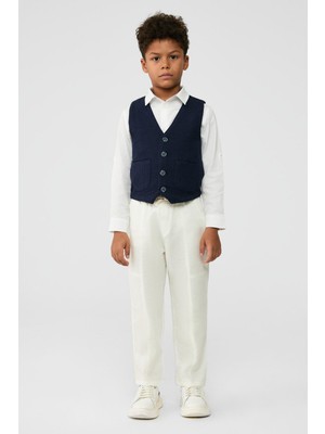 NBT Jeans Bg Store Erkek Çocuk Lacivert Yelek