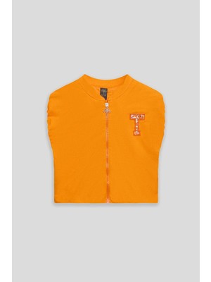 Tyess Bg Store Kız Çocuk Turuncu Yelek