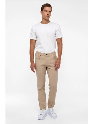 Süvari Bej Casual Pantolon
