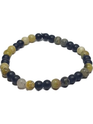 JTSS26BLK1751 Ceyt Onyx Hematit Janti Bileklik