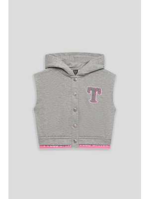 Tyess Bg Store Kız Çocuk Gri Eşofman Üstü