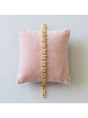 Museum Of You Kadın Bileklik 14K Gold Kaplama Ritim Model Zirkon Taş Detaylı Xp