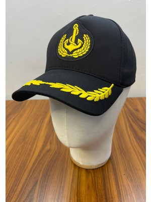 Hamze Gemici Denizci Çapa Nakışlı Unisex Cap Şapka