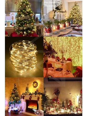 Ema Dükkan USB Flex Peri LED 5 Metre Gün Işığı Tak Çalıştır Şekil Verilebilir Tel LED