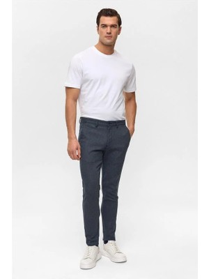 Süvari Lacivert Slim Casual Pantolon