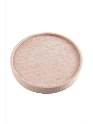 Zero Land Ozdestor Yuvarlak Ahşap Anfora Kumaş Piercing Küpelik 20 Cm-Gri