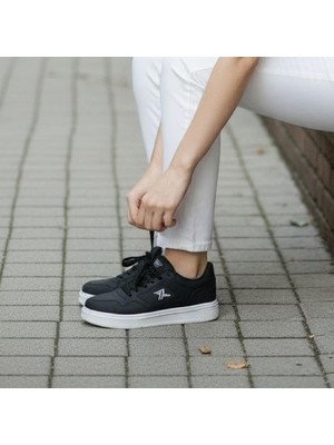 X-Step 2031 Lacivert-Beyaz Düz Taban Fuspetli Spor Ayakkabı