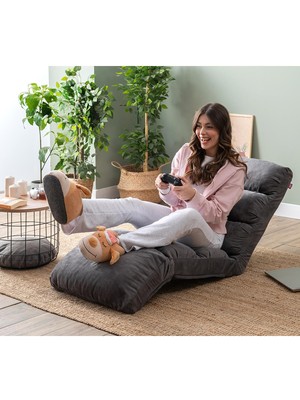 Pafu Fuwa Fonksiyonel Mekanizmalı Oyuncu Koltuğu - Soho Gri