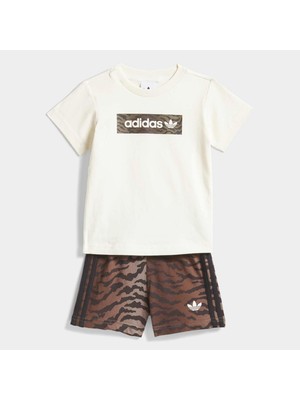 Adidas Allover Print Bebek 2'li Takım (KD5823)