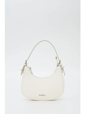 United Colors Of Benetton Kadın Kol Çantası Beyaz BNT1820