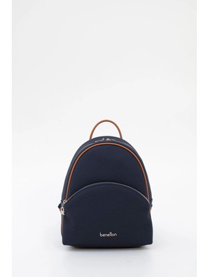United Colors Of Benetton Kadın Sırt Çantası Lacivert-Camel BNT1824