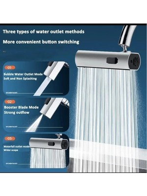 Cngzhn 360 Derece Döner Musluk Başlığı