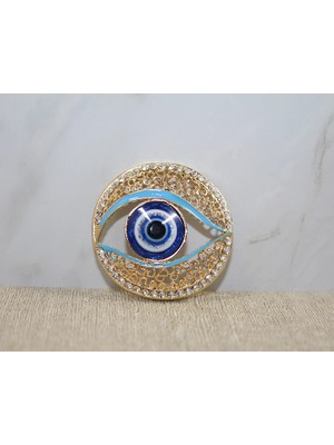 VeraGlobe Buğz Swarovski Taşlı Magnet Model 2