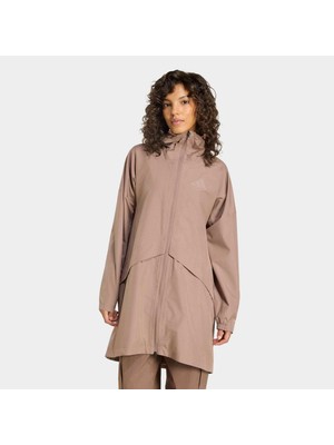 Adidas Terrex Multi 2 Layer Climaproof Kadın Kahverengi Yağmurluk (KA7033)