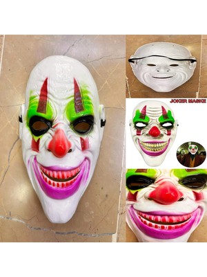 veraglobe buğz  palyaço temalı joker maskesi
