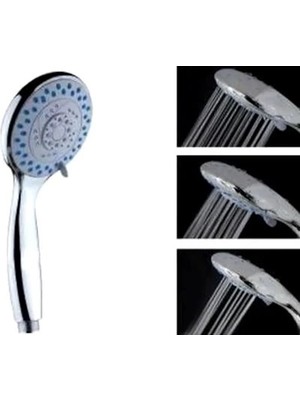 VeraGlobe Buğz Terapi Etkili 3 Fonksiyonlu Duş Başlığı Seti ( Buğz )