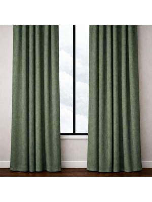 Lena Maison Yumuşak Dokulu Düz Fon Perde-Tek Kanat