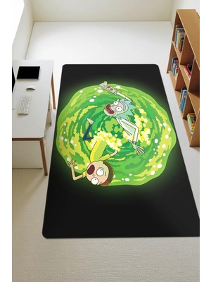 Dolce Mariee Modern Dijital Baskı Kaymaz Taban Çocuk ve Genç Odası Halısı H0466