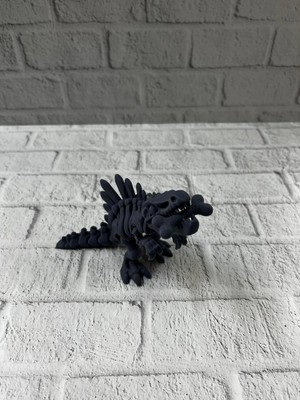 VeraGlobe Buğz Hareketli Dinazor Figürü Dekoratif Oyuncak – Siyah Tasarım - Buğz