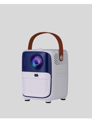 VeraGlobe Buğz Taşınabilir 1080P Hd Akıllı Projektör – 64GB Dahili Hafıza, 2gb Ram, Uzaktan Kumandalı - Buğz