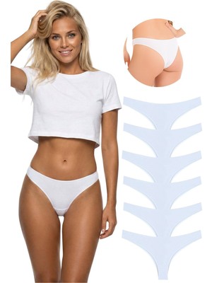 New Lilla 10030 Brazil String 6\'lı  Kadın Külot Paketi