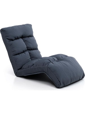 Pafu Fuwa Outdoor Su Geçirmez Fonksiyonel Mekanizmalı Şezlong - Antrasit