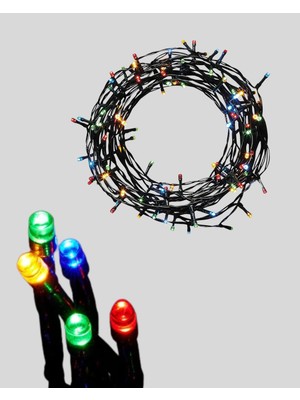 VeraGlobe Buğz Su Geçirmez Pil Çalışan LED Perde Işık – Iç ve Dış Mekan - Buğz