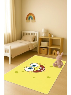 NEWORA Modern Dijital Baskı Kaymaz Taban Çocuk ve Genç Odası Halısı H0469