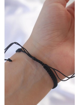 VeraGlobe Buğz Gold Renk Zirkon Taşlı Taç Figür Makrome Bileklik - Buğz