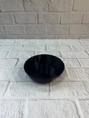 VeraGlobe Buğz Siyah Çerezlik Kase Seti 4 Adet 3X12 cm - Buğz