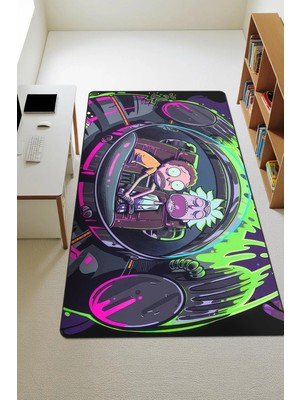 Dolce Mariee Modern Dijital Baskı Kaymaz Taban Çocuk ve Genç Odası Halısı H0462