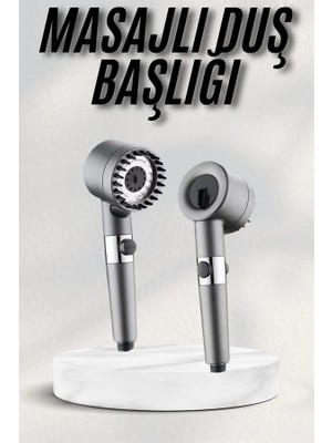 VeraGlobe Buğz Yeni Masaj Etkili Nesil Filtreli  Duş Başlığı Fıskiyesi Duş Banyo - Buğz